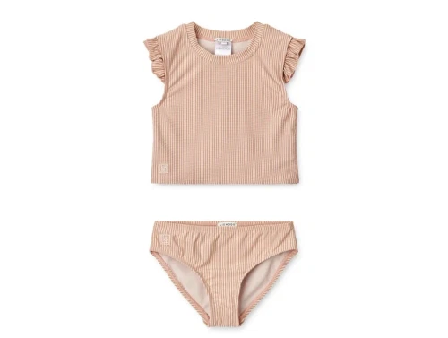 Liewood stripe tuscany rose/sandy tanktop bikini Judie UV40